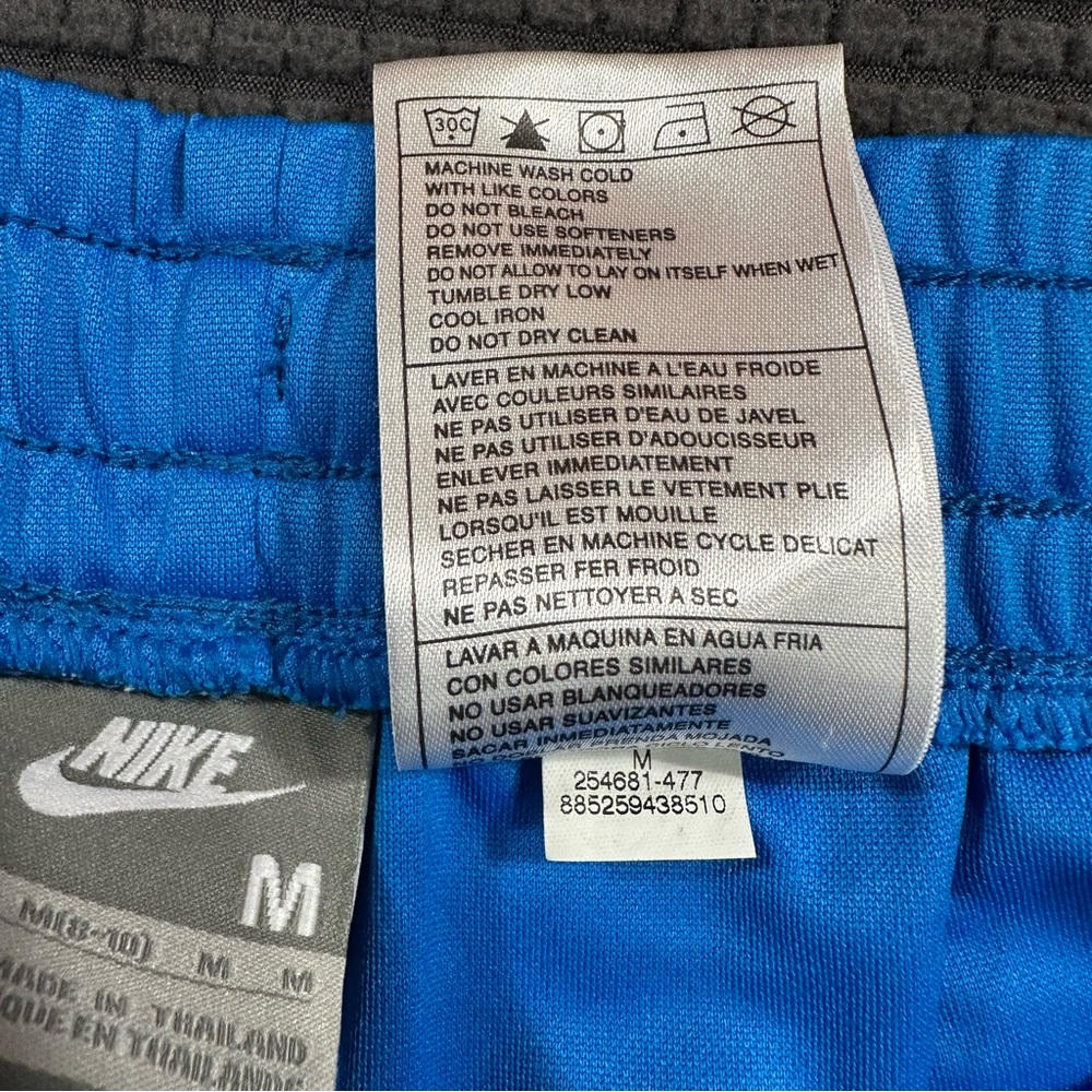 Nike Fit Dry Blue Athletic Shorts Womens Medium Drawstring Running Shorts - Picture 4 of 5